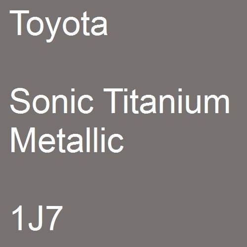 Toyota, Sonic Titanium Metallic, 1J7.